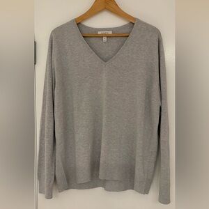 Banana Republic Forever Sweater in Light Heather Gray